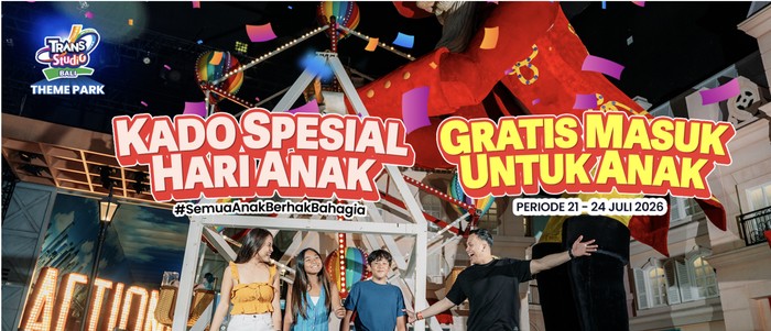 Promo Anak Sekolah Trans Studio Bali