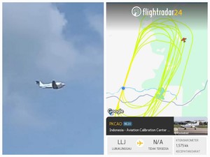 Viral Pesawat Berputar-putar di Langit Lubuklinggau, Ini Kata Pihak Bandara