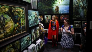 Hall H kembali menjadi lokasi yang paling diminati karena menjadi panggung berbagai presentasi eksklusif dari studio film dan rumah produksi besar. REUTERS/Daniel Cole