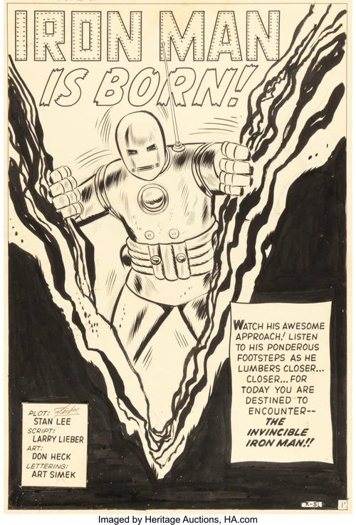 Halaman Komik Iron Man