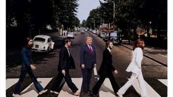 Ini versi aslinya cover album The Beatles, nggak tahu kan, kamu? Foto: TashP351 via Bored Panda