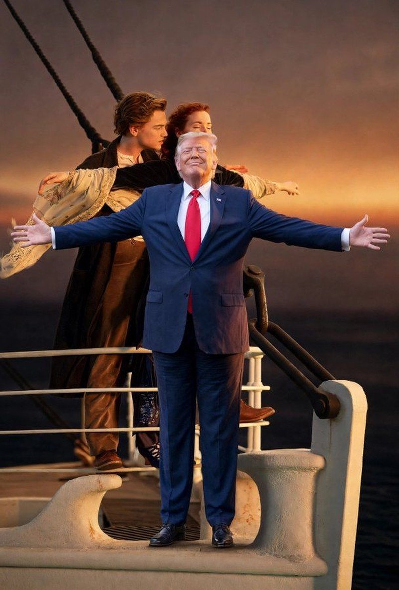 Presiden AS Donald Trump lagi di-roasting netizen setelah 'ikutan' Spanyol saat angkat trofi Piala Dunia 2026. Katanya Trump selalu ada di mana-mana.