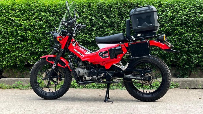 Modifikasi Honda Blade 125 jadi Honda CT125