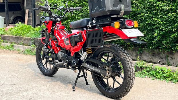 Modifikasi Honda Blade 125 jadi Honda CT125