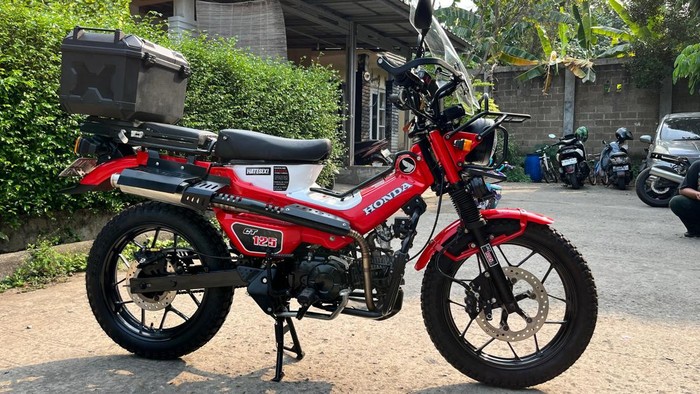 Modifikasi Honda Blade 125 jadi Honda CT125