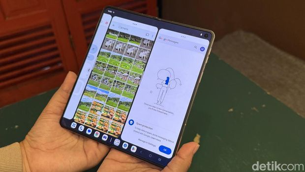 Multitasking menggunakan Motorola Razr Fold Multitasking menggunakan Motorola Razr Fold