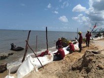 Keraya Kobar Terus Digerus Abrasi, Warga Ingin Penanganan Permanen