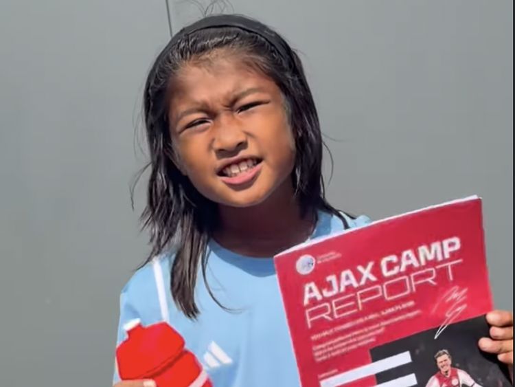 Aksi Gohan, Anak Praz Teguh Gocek Bola di Akademi Ajax Amsterdam