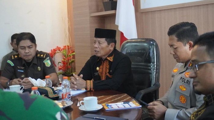 Rapat perpanjangan masa transisi di Gayo Lues (Foto: Pemkab Gayo Lues)