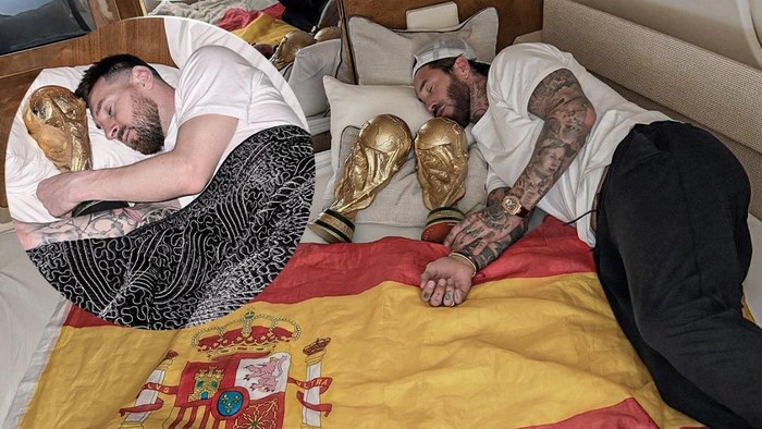 Sergio Ramos Tiru Foto Messi,