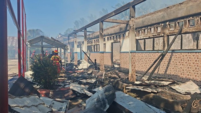 SMP Negeri di Bengkulu terbakar