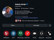 Hati-hati! Ada Akun Palsu Pakai Nama Pelatih PSM Darije Kalezic di Instagram