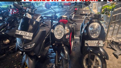 Barang bukti curanmor.
