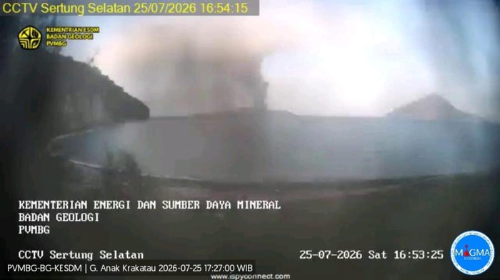 Gunung Anak Krakatau Erupsi