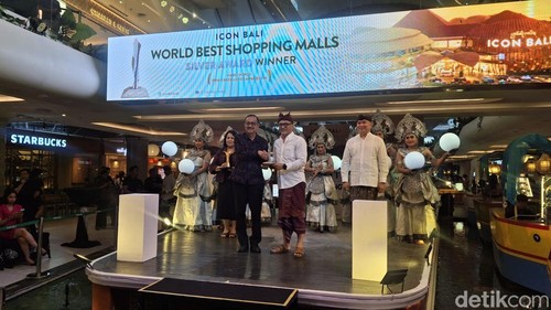 ICON Bali meraih penghargaan World Silver Winner dalam kategori Retail pada ajang FIABCI World Prix d’Excellence Awards 2026. (Foto: Fabiola Dianira/detikBali)