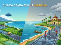 Cuaca Jatim Hari Ini: Banyuwangi dan Sumenep Hujan Ringan