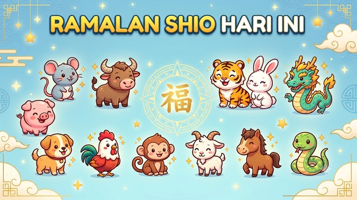 Ilustrasi ramalan shio hari ini.