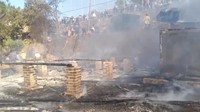 70 Rumah Terbakar di Kampung Adat Ciptamulya