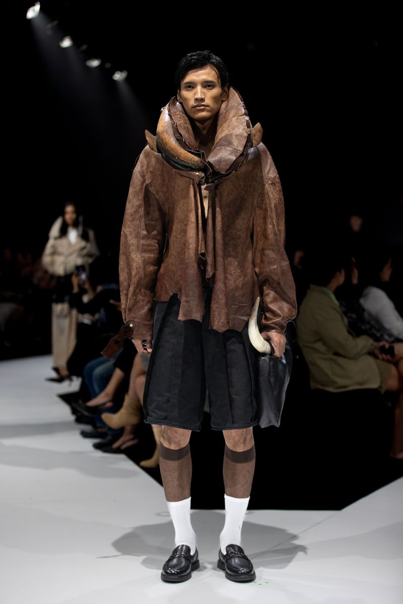 Koleksi Aurélien Voegelin dari untuk Pintu Incubator Ecolde Duppere di JF3 Fashion Festival 2026