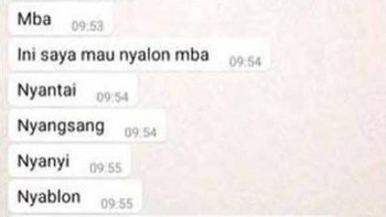 Gegara typo jadi kesal sendiri... Foto: X.com