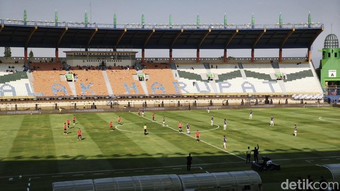 Laga Tampines Rovers lawan DPMM FC di Stadion Si Jalak Harupat, Bandung, Sabtu (25/7/2026).