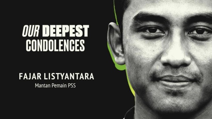 Legenda PSS Sleman, Fajar Listyantara, tutup usia, Sabtu (25/7/2026).
