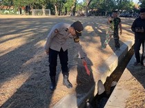 Pria Tanpa Identitas Tewas di Selokan Lapangan Kodim Ponorogo