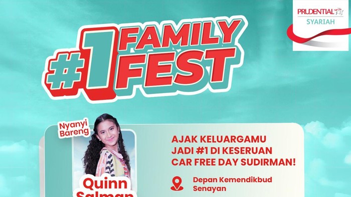Rayakan HAN 2026 Bersama Quinn Salman di #1FamilyFest Prudential Syariah