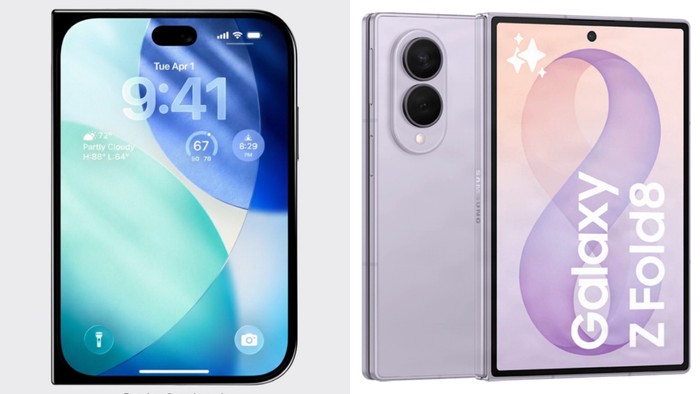 Samsung Fold vs iPhone Fold