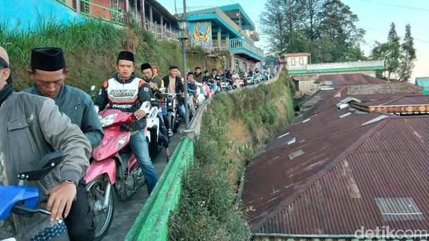 Tradisi Saparan di Kaliangkrik Magelang Potret keramaian Saparan di Dusun Butuh, Desa Temanggung, Kecamatan Kaliangkrik, Kabupaten Magelang, Sabtu (25/7/2026).