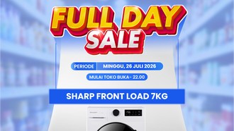 Mesin Cuci Sharp Diskon Rp 2 Juta di Transmart Full Day Sale