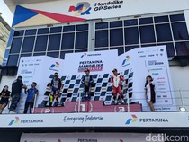 Sederet Rider Jatuh, Wahyu Nugroho Rajai Race 1 di Mandalika