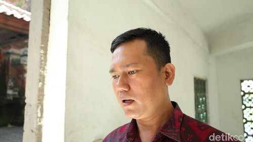 Wakil Ketua KPAD Bali Anak Agung Made Putra Wirawan di sela acara Gianyar Children Fest di Balai Budaya Gianyar, Sabtu (25/7/2026). (Aryo Mahendro/detikBali).