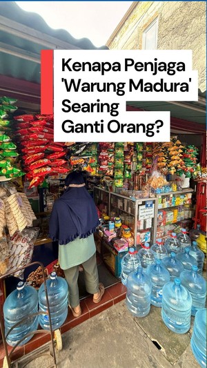  Video: Warung Madura Menjamur, Kok Penjaganya Sering Ganti Orang?