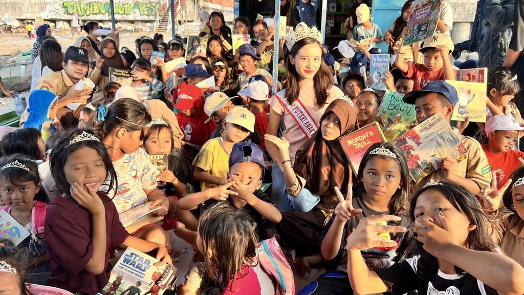 Peringati Hari Anak Nasional, Audellya Harsono Bagikan Books of Hope