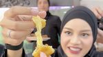 Kulineran di Bandung, Aurel Kepincut Ayam Goreng hingga Bakso Keju