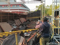 Penyelenggara-Keamanan Diperiksa Buntut Tribune Kerjunas Drift Purwokerto Ambruk