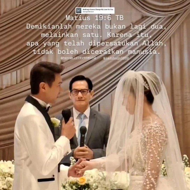 Hessel Steven Wong Menikahi Sandy, Sehari Usai Ultah ke-44