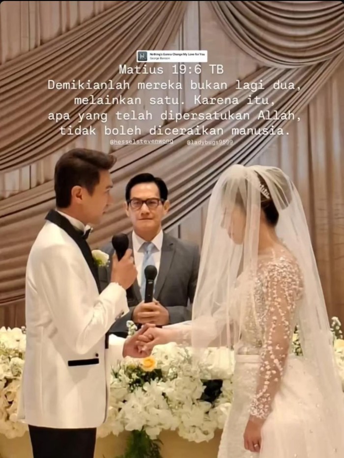 Hessel Steven Wong menikah