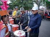 47 Drum Band Pelajar Meriahkan HUT OKU Ke-116