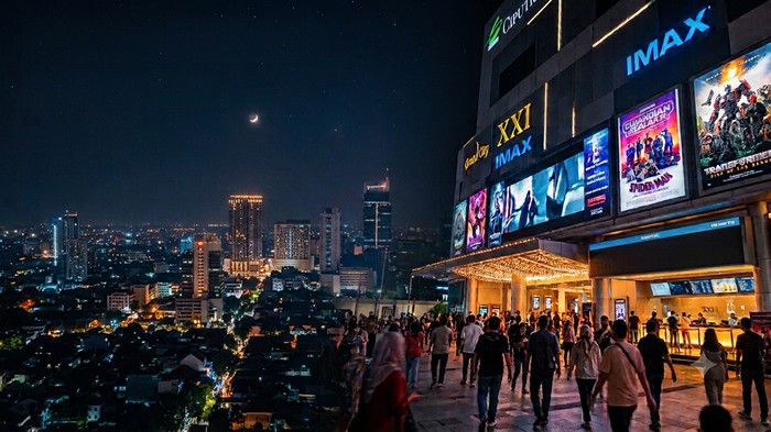 Ilustrasi jadwal bioskop Surabaya hari ini.