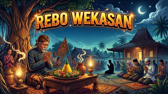 Ilustrasi Rebo Wekasan.