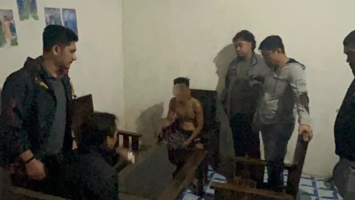 Jatanras Polda Sumsel melakukan penangkapan terhadap pelaku begal di OKI