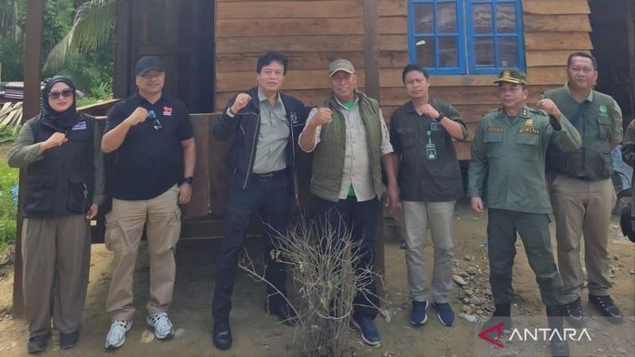 Kemenhut bangun 8 huntap di Aceh Tamiang (dok.Antara)