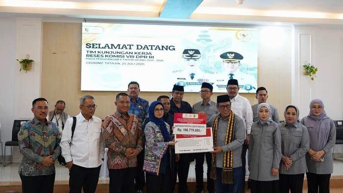 Kemensos Salurkan Bantuan Sosial Rp 390 Miliar di Lampung