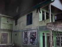 Bangunan Ponpes di Pringsewu Terbakar, Diduga Dipicu Korsleting Listrik