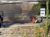 Warga Kena Busur-Motor Terbakar Saat Bentrok di Jembatan Abdesir Makassar