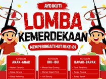 21+ Contoh Pamflet Lomba 17 Agustus, Simpel tapi Menarik