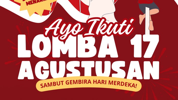 Pamflet lomba 17 Agustus