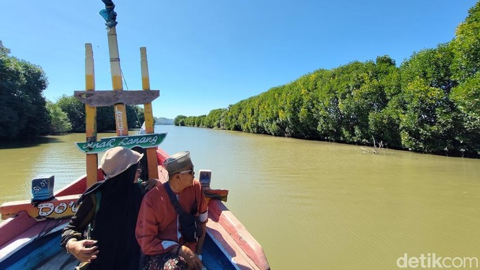 Suasana perjalanan menuju objek wisata Dewi Surga Mangrove.